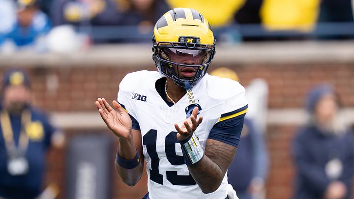 Michigan quarterback Bryce Underwood Michigan quarterback Bryce Underwood