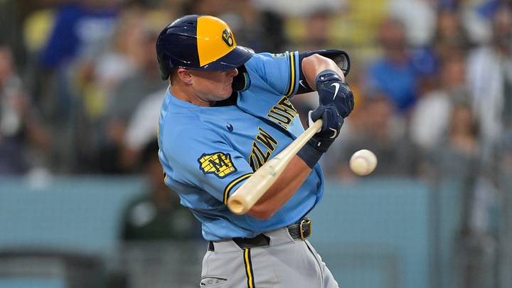 Andrew Vaughn and the Brewers are underdogs against the Cubs. Andrew Vaughn and the Brewers are underdogs against the Cubs.