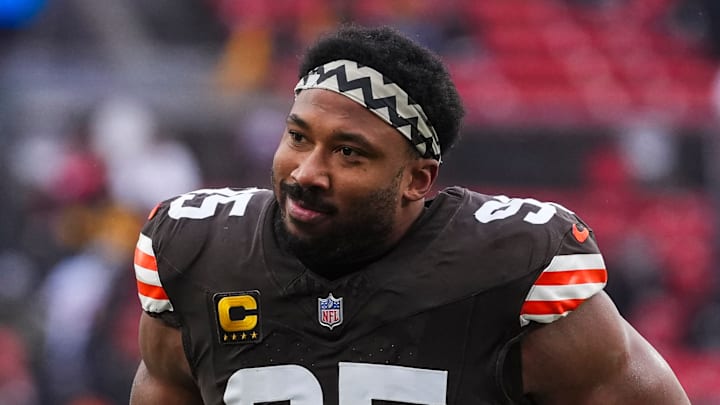 Cleveland Browns defensive end Myles Garrett
