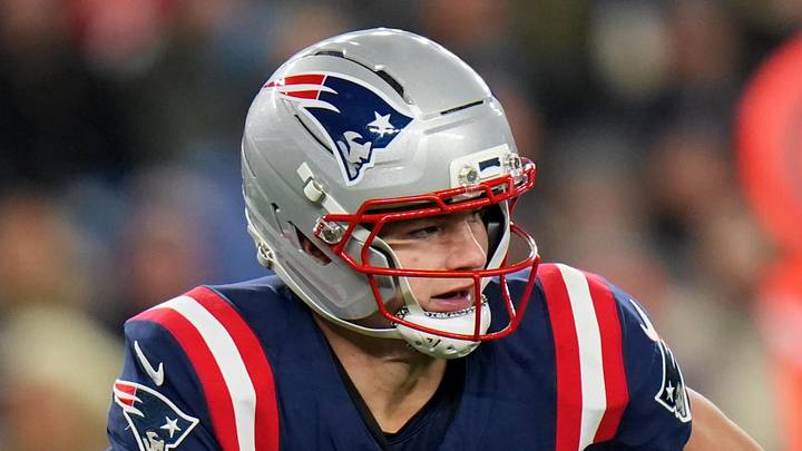 New England Patriots quarterback Drake Maye