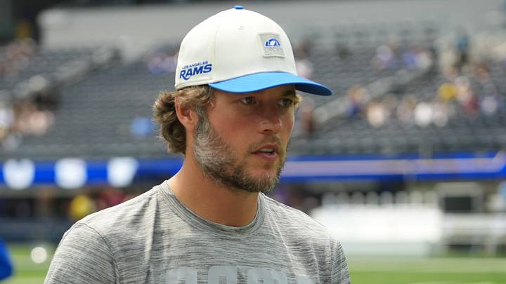 Los Angeles Rams quarterback Matthew Stafford.