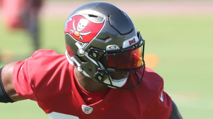 Tampa Bay Buccaneers safety Christian Izien (29) has bolted for a bigger role with the Detroit Lions.