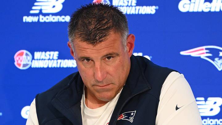 Jun 2, 2026; Foxborough, MA, USA; New England Patriots head coach Mike Vrabel holds a press conference before the start of practices at the team's OTA at Gillette Stadium. Mandatory Credit: Eric Canha-Imagn Images Jun 2, 2026; Foxborough, MA, USA; New England Patriots head coach Mike Vrabel holds a press conference before the start of practices at the team's OTA at Gillette Stadium. Mandatory Credit: Eric Canha-Imagn Images