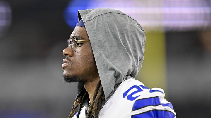 Dallas Cowboys cornerback Shavon Revel Jr. looks on before the game against the Baltimore Ravens.