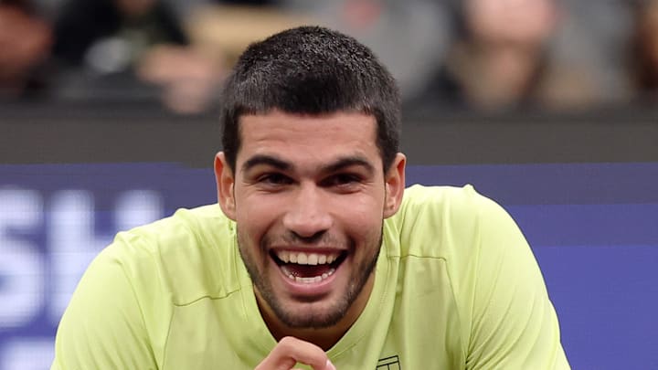 Carlos Alcaraz at A Racquet At The Rock