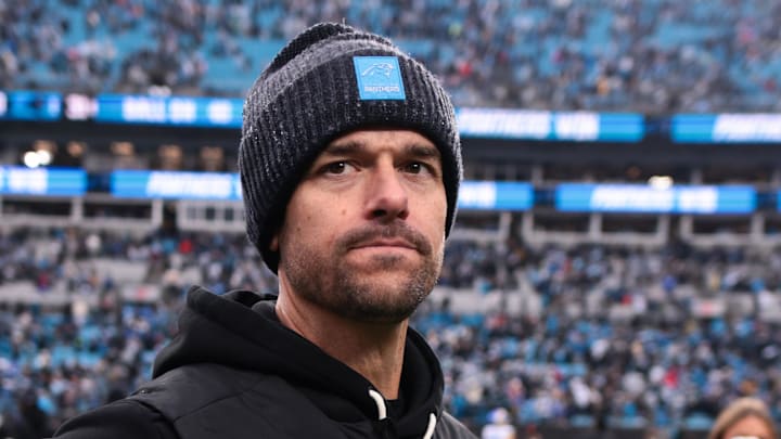 Carolina Panthers head coach Dave Canales