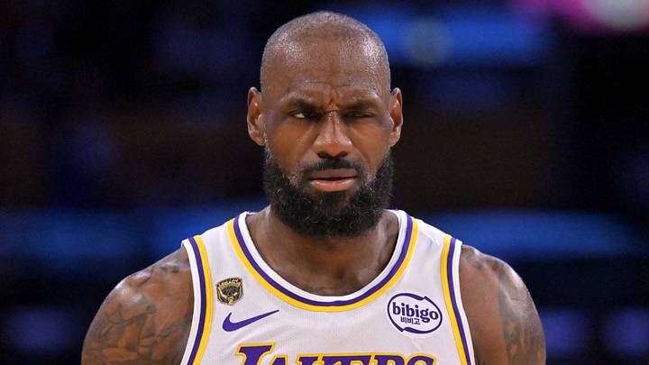 May 9, 2026; Los Angeles, California, USA; Los Angeles Lakers forward LeBron James (23) reacts after a foul in game three of the second round of the 2026 NBA Playoffs against the Oklahoma City Thunder at Crypto.com Arena. Mandatory Credit: Jayne Kamin-Oncea-Imagn Images May 9, 2026; Los Angeles, California, USA; Los Angeles Lakers forward LeBron James (23) reacts after a foul in game three of the second round of the 2026 NBA Playoffs against the Oklahoma City Thunder at Crypto.com Arena. Mandatory Credit: Jayne Kamin-Oncea-Imagn Images