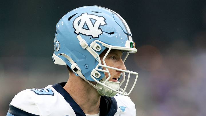 Aug 29, 2026; Dublin, Co. Dublin, IRL; North Carolina Tar Heels quarterback Billy Edwards Jr. (9) against the TCU Horned Frogs in the first half at Aviva Stadium. Mandatory Credit: Laszlo Geczo-Imagn Images Aug 29, 2026; Dublin, Co. Dublin, IRL; North Carolina Tar Heels quarterback Billy Edwards Jr. (9) against the TCU Horned Frogs in the first half at Aviva Stadium. Mandatory Credit: Laszlo Geczo-Imagn Images