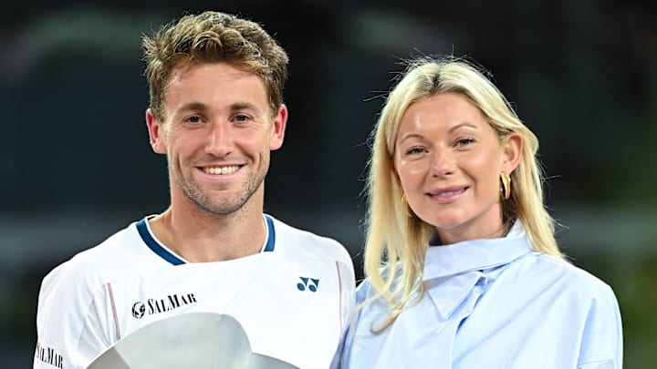 Casper Ruud and Maria Galligani