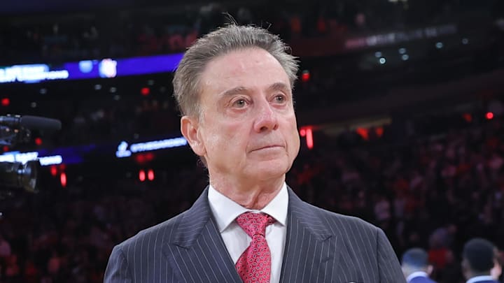 Mar 14, 2026; New York, NY, USA; St. John's Red Storm head coach Rick Pitino following the men's Big East Conference Tournament Championship against the Connecticut Huskies at Madison Square Garden. Mandatory Credit: Brad Penner-Imagn Images