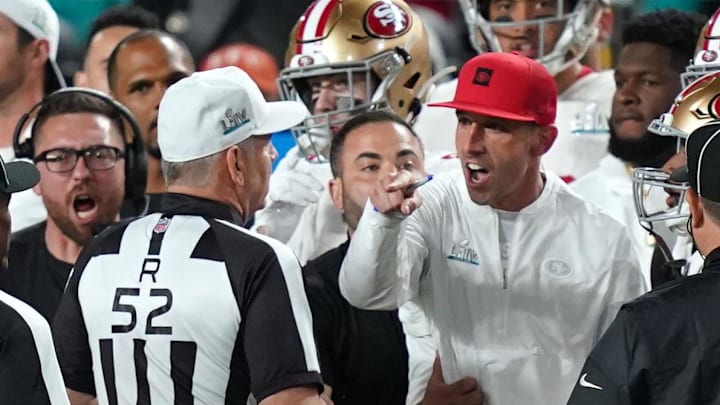 San Francisco 49ers head coach Kyle Shanahan