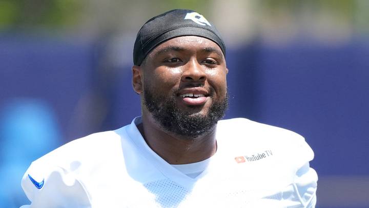 Los Angeles Rams linebacker Darryl Peterson III. Los Angeles Rams linebacker Darryl Peterson III.