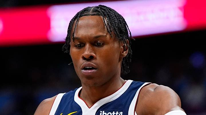 Jan 9, 2026; Denver, Colorado, USA; Denver Nuggets guard Peyton Watson (8) reacts during a timeout in the first quarter against the Atlanta Hawks at Ball Arena. Mandatory Credit: Ron Chenoy-Imagn Images Jan 9, 2026; Denver, Colorado, USA; Denver Nuggets guard Peyton Watson (8) reacts during a timeout in the first quarter against the Atlanta Hawks at Ball Arena. Mandatory Credit: Ron Chenoy-Imagn Images