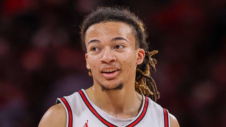 Mar 4, 2026; Houston, Texas, USA; Houston Cougars guard Kingston Flemings (4) reacts while playing against the Baylor Bears in the second half at Fertitta Center. Mandatory Credit: Thomas Shea-Imagn Images Mar 4, 2026; Houston, Texas, USA; Houston Cougars guard Kingston Flemings (4) reacts while playing against the Baylor Bears in the second half at Fertitta Center. Mandatory Credit: Thomas Shea-Imagn Images