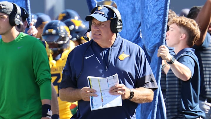 West Virginia University head coach Rich Rodriguez