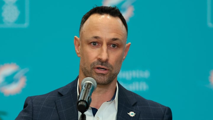Miami Dolphins general manager Jon-Eric Sullivan Miami Dolphins general manager Jon-Eric Sullivan