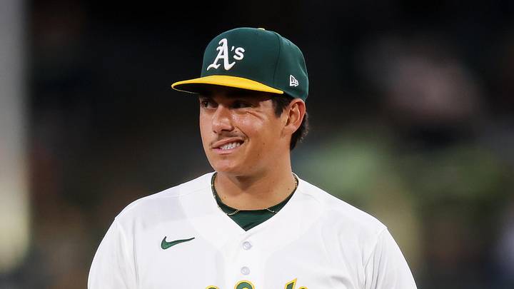 Jun 18, 2026; West Sacramento, California, USA; Athletics pitcher Gage Jump (61) walks off the mound during the seventh inning against the Los Angeles Angels at Sutter Health Park. Mandatory Credit: Sergio Estrada-Imagn Images Jun 18, 2026; West Sacramento, California, USA; Athletics pitcher Gage Jump (61) walks off the mound during the seventh inning against the Los Angeles Angels at Sutter Health Park. Mandatory Credit: Sergio Estrada-Imagn Images