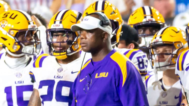 Frank Wilson, LSU interim coach. Saturday, Sept. 6, 2025. Frank Wilson, LSU interim coach. Saturday, Sept. 6, 2025.