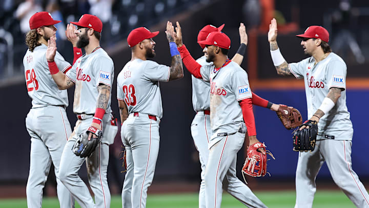 Philadelphia Phillies play the New York Mets at Citi Field on Saturday