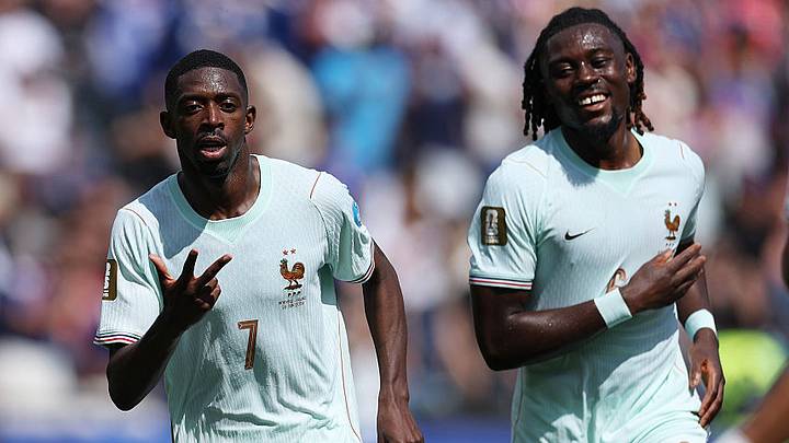 It was the Ousmane Dembélé (left) show last time out. It was the Ousmane Dembélé (left) show last time out.