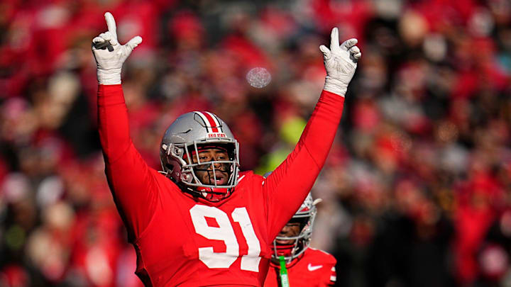 Ohio State Buckeyes defensive tackle Tyleik Williams (91).