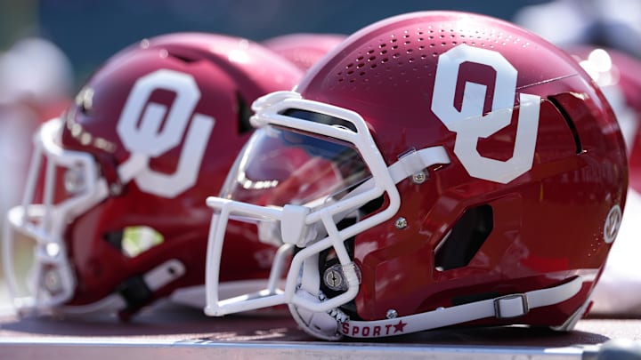 Oklahoma football helmet