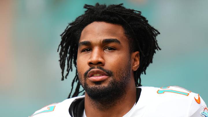 Miami Dolphins wide receiver Jaylen Waddle Miami Dolphins wide receiver Jaylen Waddle