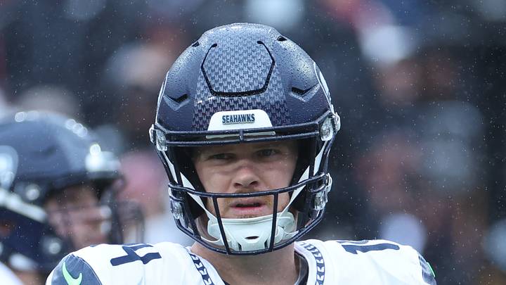 Seattle Seahawks quarterback Sam Darnold against the Washington Commanders