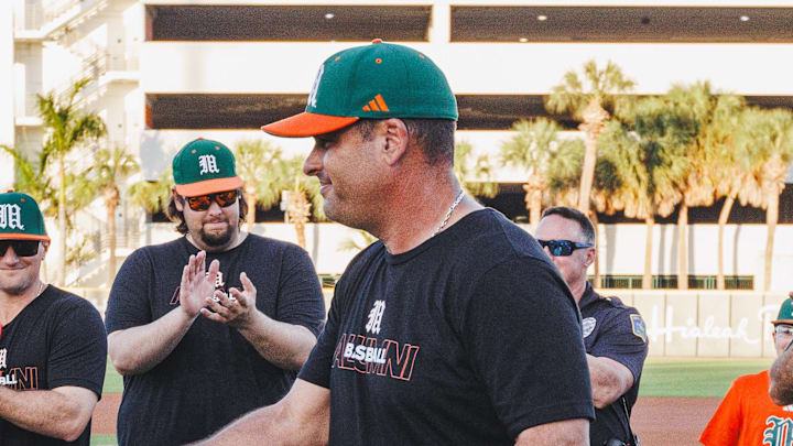 J.D. Arteaga during Alumni Day 