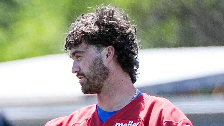 Detroit Lions quarterback Luke Altmyer (2).
