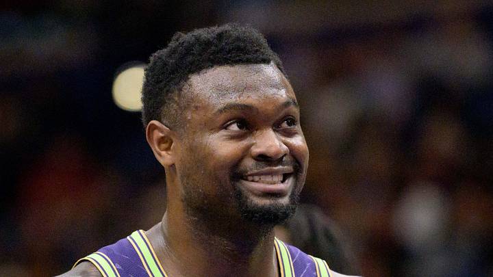 Mar 17, 2025; New Orleans, Louisiana, USA; New Orleans Pelicans forward Zion Williamson (1) : Matthew Hinton-Imagn Images Mar 17, 2025; New Orleans, Louisiana, USA; New Orleans Pelicans forward Zion Williamson (1) : Matthew Hinton-Imagn Images