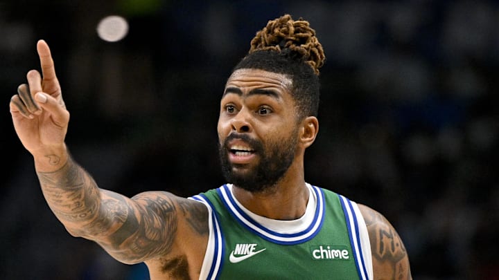 Dallas Mavericks guard D'Angelo Russell Dallas Mavericks guard D'Angelo Russell