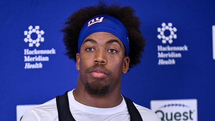 New York Giants safety Jevon Holland New York Giants safety Jevon Holland