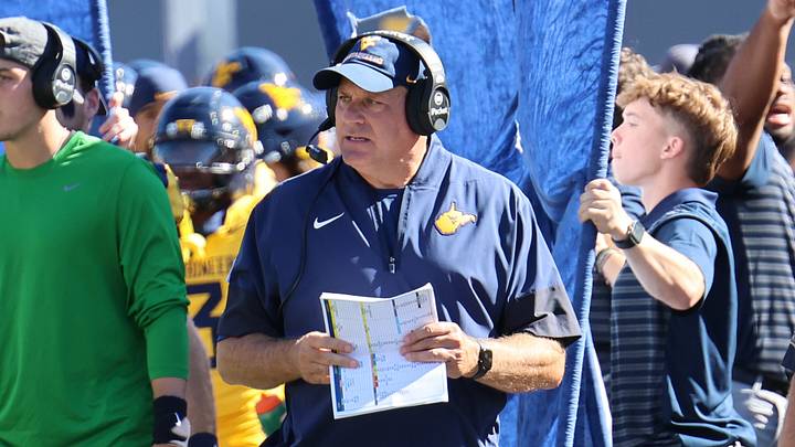 West Virginia University head coach Rich Rodriguez
