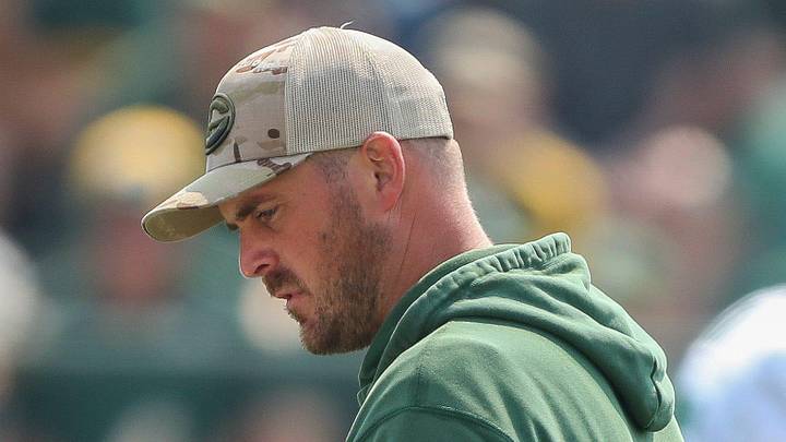 Green Bay Packers quarterbacks coach Sean Mannion Green Bay Packers quarterbacks coach Sean Mannion