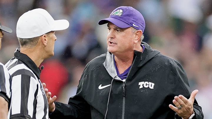 TCU Horned Frogs head coach Sonny Dykes