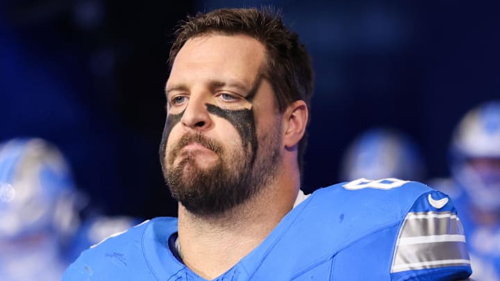 Detroit Lions tackle Taylor Decker (68).