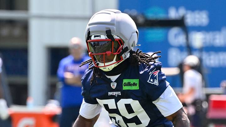 New England Patriots linebacker Khalil Jacobs New England Patriots linebacker Khalil Jacobs