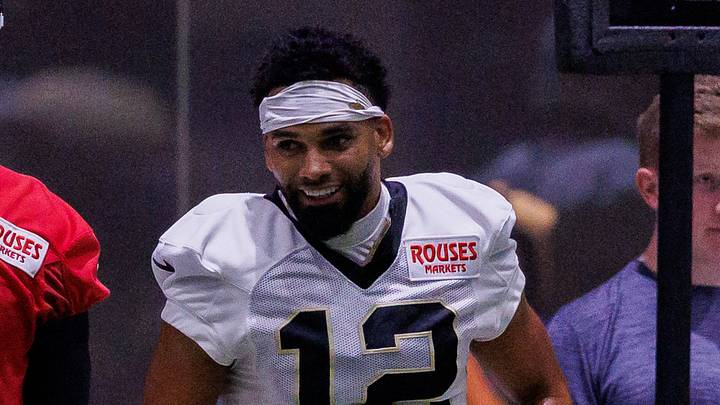 New Orleans Saints wide receiver Chris Olave New Orleans Saints wide receiver Chris Olave