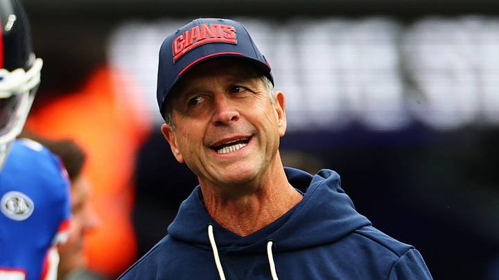 New York Giants head coach John Harbaugh New York Giants head coach John Harbaugh
