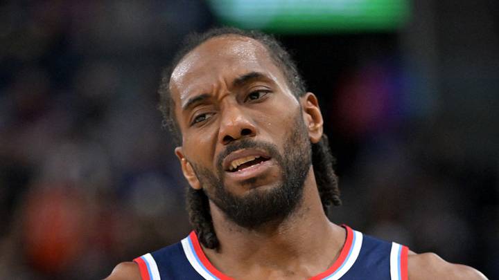 Apr 8, 2026; Inglewood, California, USA; Los Angeles Clippers forward Kawhi Leonard (2) reacts after a missed basket in the second half against the Oklahoma City Thunder at Intuit Dome. Mandatory Credit: Jayne Kamin-Oncea-Imagn Images Apr 8, 2026; Inglewood, California, USA; Los Angeles Clippers forward Kawhi Leonard (2) reacts after a missed basket in the second half against the Oklahoma City Thunder at Intuit Dome. Mandatory Credit: Jayne Kamin-Oncea-Imagn Images