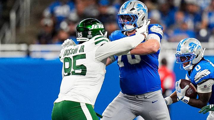 Sunday's loss to the Lions showed why the Jets' DL is a major concern heading into September. Sunday's loss to the Lions showed why the Jets' DL is a major concern heading into September.