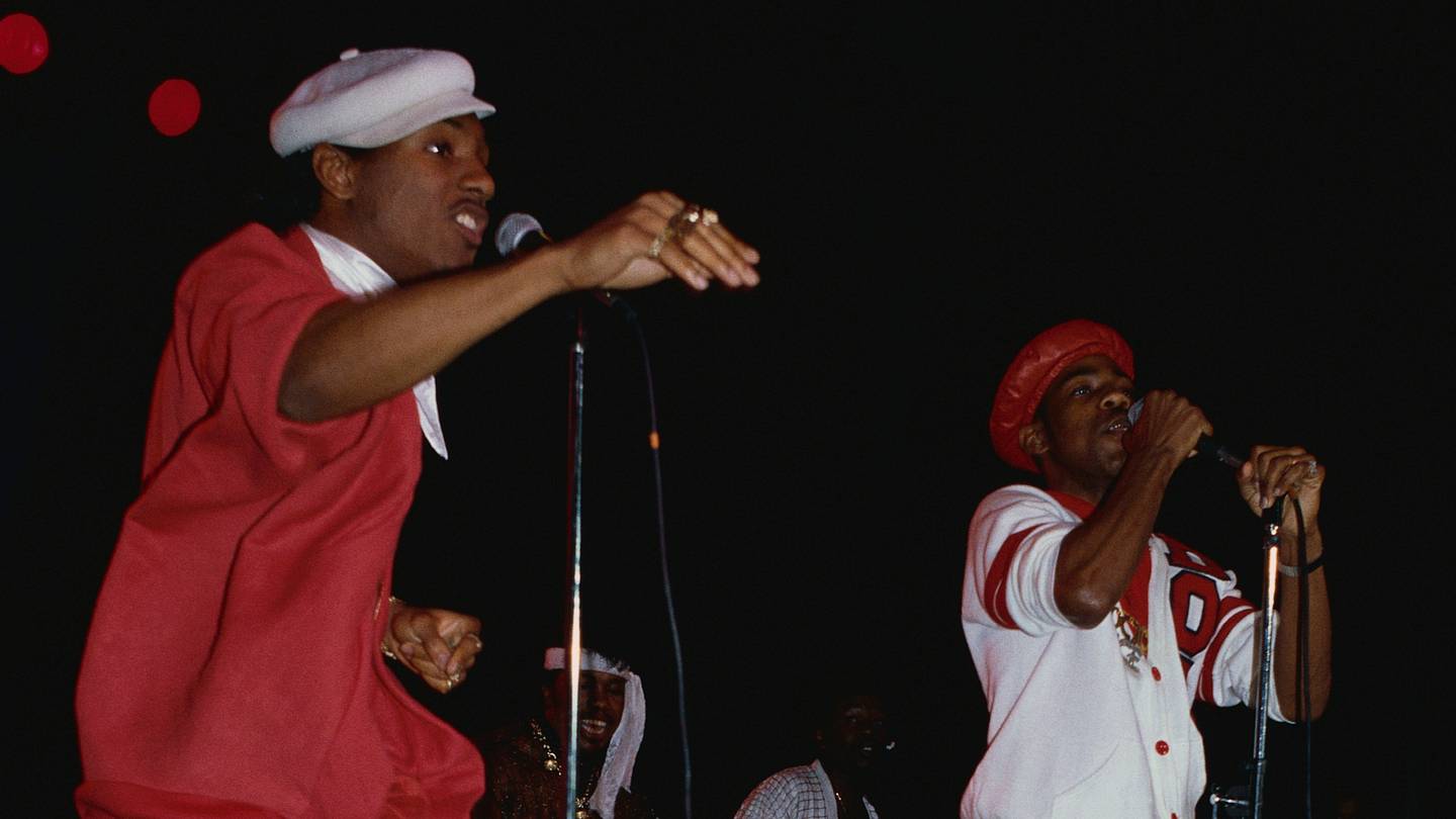 Wax, static, and sound waves: How lyrics and rap routines pass between MCs