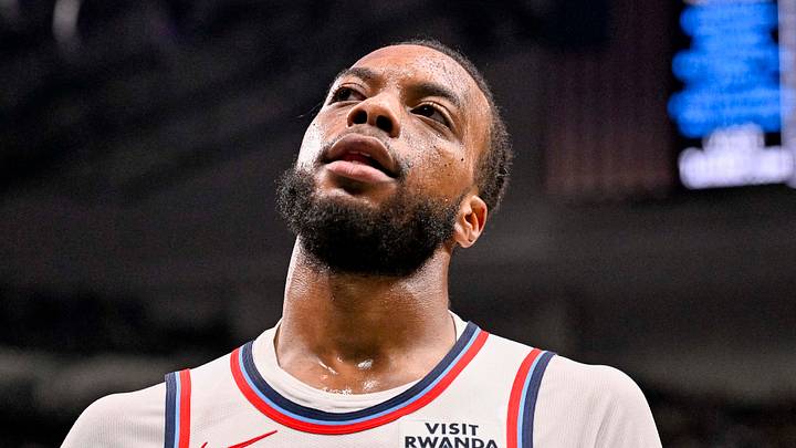 Dallas, Texas, USA; LA Clippers guard Darius Garland (10) reacts to a foul call during the second quarter against the Dallas Mavericks at the American Airlines Center on Mar 21, 2026.