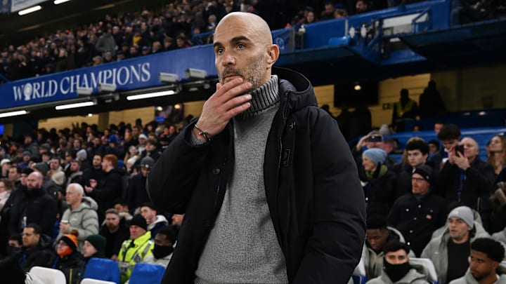 Enzo Maresca came under fire from Chelsea supporters.