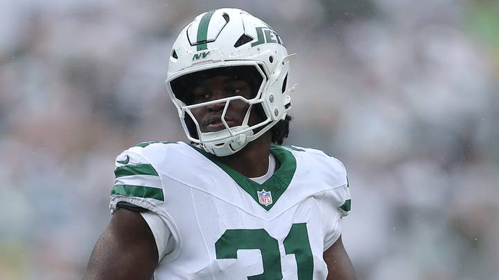 New York Jets defensive end David Bailey New York Jets defensive end David Bailey