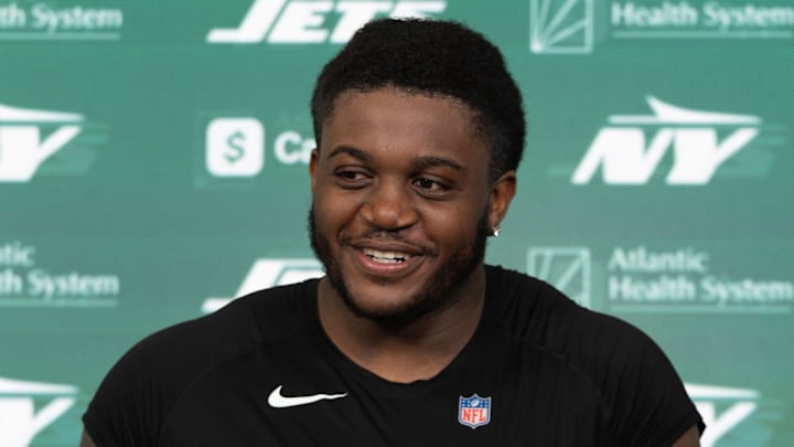 New York Jets offensive tackle Armand Membou