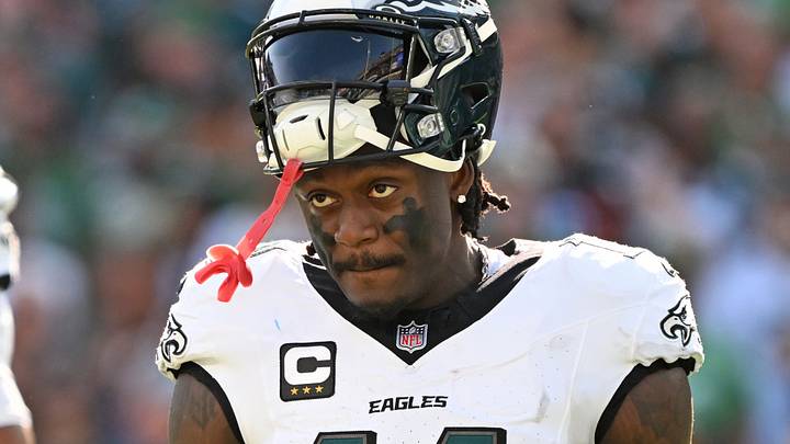 Philadelphia Eagles wide receiver AJ. Brown.
