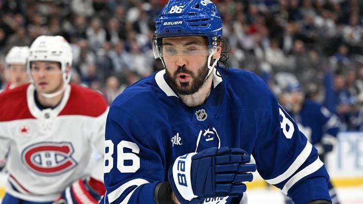 Sep 29, 2026; Toronto, Ontario, CAN; Toronto Maple Leafs forward Kirill Marchenko (86) pursues the play against the Montreal Canadiens in the third period at Scotiabank Arena. Mandatory Credit: Dan Hamilton-Imagn Images Sep 29, 2026; Toronto, Ontario, CAN; Toronto Maple Leafs forward Kirill Marchenko (86) pursues the play against the Montreal Canadiens in the third period at Scotiabank Arena. Mandatory Credit: Dan Hamilton-Imagn Images