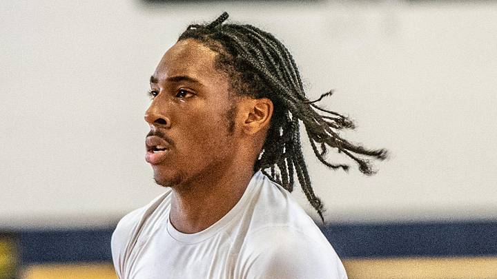 Wayne Memorial's Carlos Medlock Jr. looks to shoot during a boys basketball open gym on Wednesday, July 31, 2024. Wayne Memorial's Carlos Medlock Jr. looks to shoot during a boys basketball open gym on Wednesday, July 31, 2024.